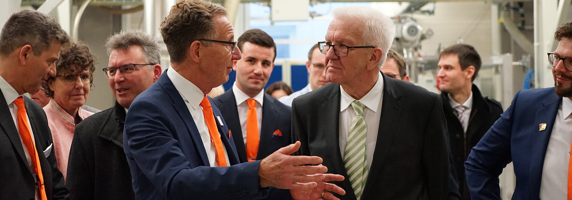 Minister President Winfried Kretschmann visits AZO